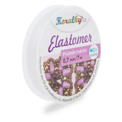 Manumi Elastomer 0,7mm/7m čirý - 1 ks