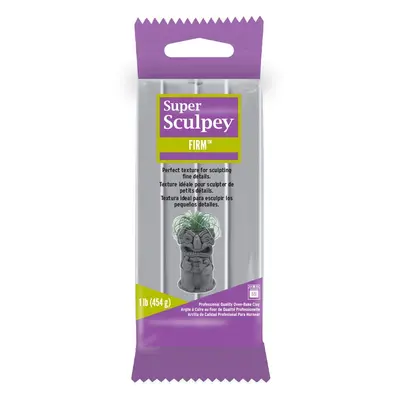 Sculpey Super Firm gray šedá - 1 ks