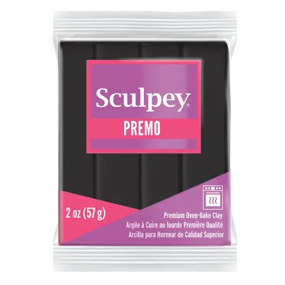 Sculpey PREMO Black černá - 5 ks - 5 ks