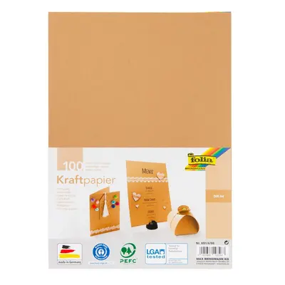 Kraftový papír A4 120g/m² 100 listů - 3 balení