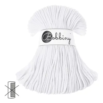 Bobbiny Macramé šňůra Junior 3mm White - 1 ks