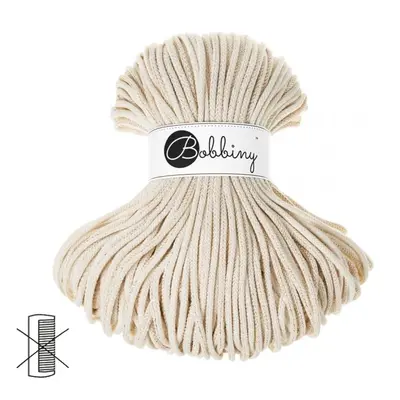 Bobbiny Macramé šňůra Premium 5mm Golden natural - 1 ks