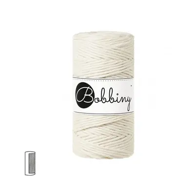 Bobbiny Macramé příze Regular 3mm Natural - 1 ks