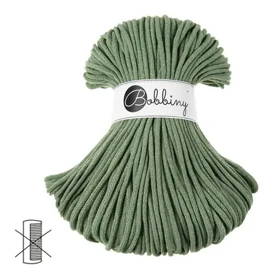 Bobbiny Macramé šňůra Premium 5mm Eucalyptus green - 1 ks