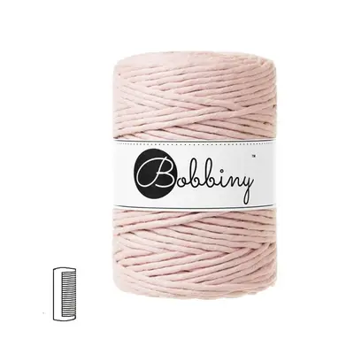 Bobbiny Macramé příze XXL 5mm Pastel Pink - 1 ks