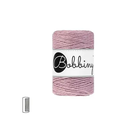 Bobbiny Macramé příze Baby 1,5mm Dusty pink - 1 ks