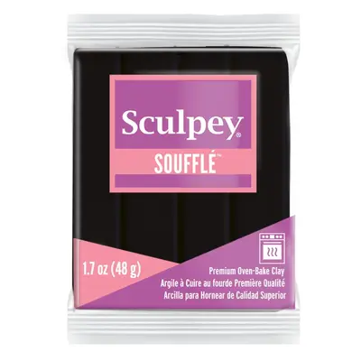 Sculpey SOUFFLÉ Poppy Seed černá - 1 ks