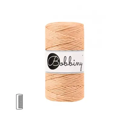 Bobbiny Macramé příze Regular 3 mm Peach Fuzz - 1 ks