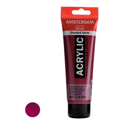 Royal Talens Amsterdam akrylová barva v tubě Standart Series 120 ml 567 Permanent Red Violet - 1