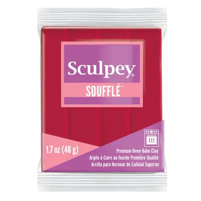 Sculpey SOUFFLÉ Cherry Pie třešňová červená - 1 ks