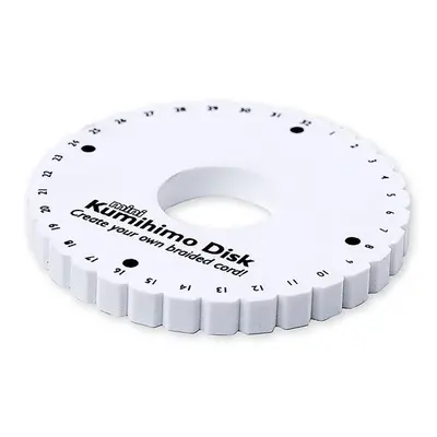 Kulatý Kumihimo disk 11cm - 3 ks