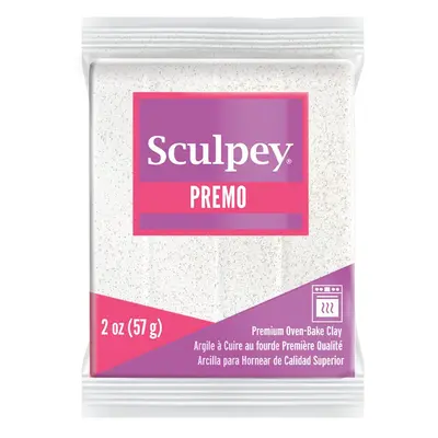 Sculpey PREMO Frost White Glitter mrazivá bílá s glitry - 5 ks - 5 ks