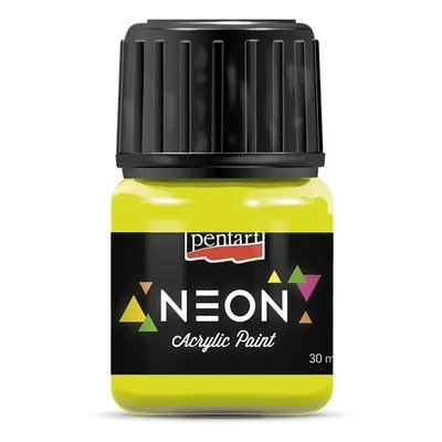 PENTART akrylová barva neonová 30ml žlutá - 1 ks