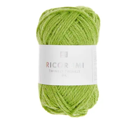 Rico Design Háčkovací příze Ricorumi Twinkly Twinkly odstín 014 zelená - 1 ks