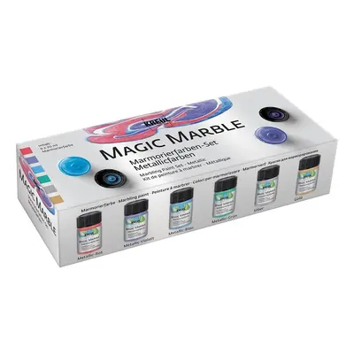 Kreul Sada Mramorovací barva Magic Marble metalická 6x20ml - 1 ks