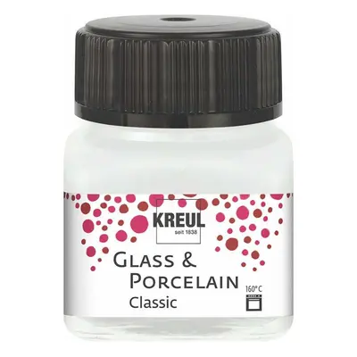 Kreul Barva na sklo a porcelán KREUL classic 20ml krémová bílá - 1 ks