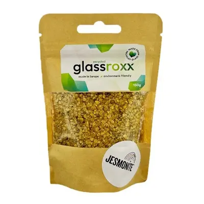 Jesmonite skleněné kamínky GlassRoxx v barvě zlata 150 g - 3 ks