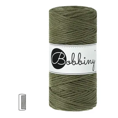 Bobbiny Macramé příze Regular 3mm Avocado - 1 ks