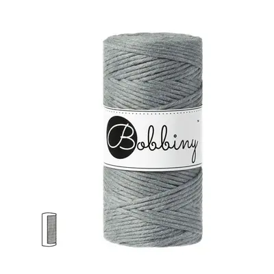 Bobbiny Macramé příze Regular 3mm Steel - 1 ks