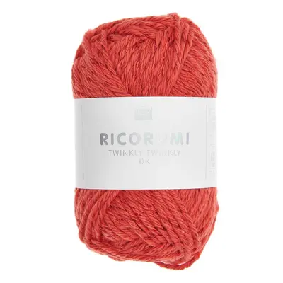 Rico Design Háčkovací příze Ricorumi Twinkly Twinkly odstín 009 červená - 1 ks