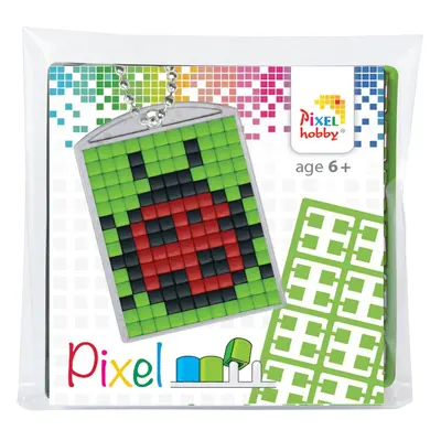 Pixelhobby Pixel klíčenka beruška nebo třešně - 1 ks