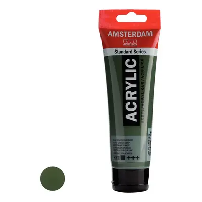 Royal Talens Amsterdam akrylová barva v tubě Standart Series 120 ml 622 Olive Green deep - 1 ks