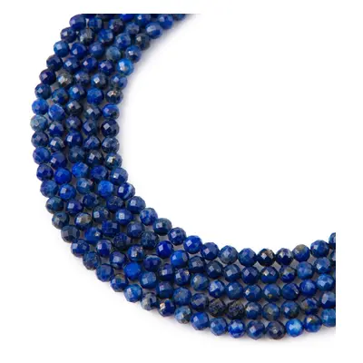 Korálky z minerálu Lapis Lazuli AA 3mm broušené - 18 cm