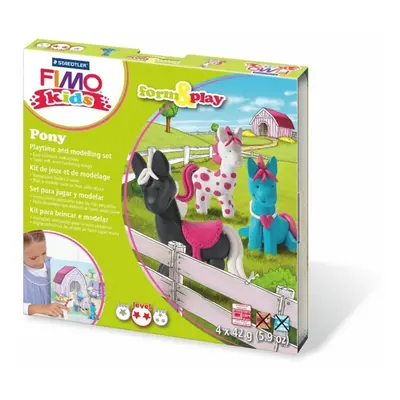 Staedtler FIMO Kids Form&Play sada Poníci - 1 ks