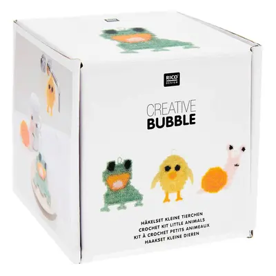 Rico design háčkovací sada Creative Bubble Malá zvířátka - 1 ks