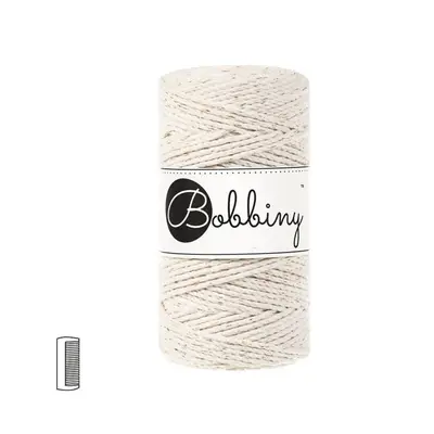 Bobbiny Macramé příze Regular 3PLY 3mm Golden natural - 1 ks