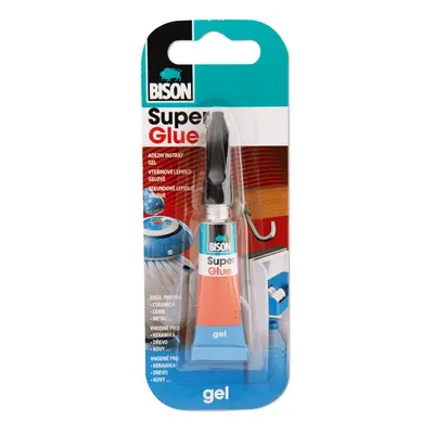 Gelové vteřinové lepidlo BISON Super Glue Gel 2g - 1 ks