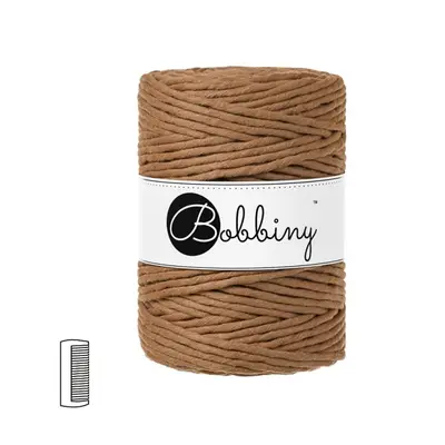 Bobbiny Macramé příze XXL 5mm Caramel - 1 ks