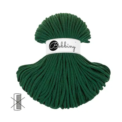 Bobbiny Macramé šňůra Premium 5mm Pine green - 1 ks