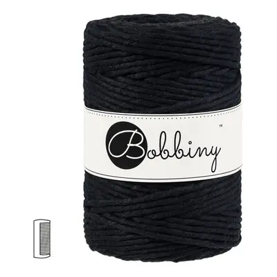 Bobbiny Macramé příze XXL 5mm Black - 1 ks