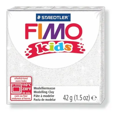 Staedtler FIMO Kids 42g (8030-052) bílá s třpytkami - 3 ks