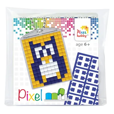 Pixelhobby Pixel klíčenka sova nebo papoušek - 1 ks