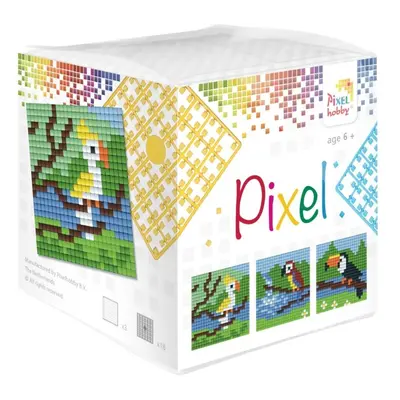 Pixelhobby Sada Pixel kostka ptáčci 3ks - 1 sada