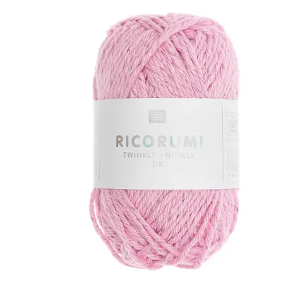 Rico Design Háčkovací příze Ricorumi Twinkly Twinkly odstín 008 růžová - 1 ks