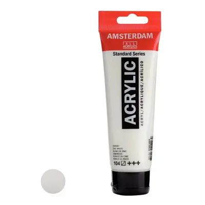 Royal Talens Amsterdam akrylová barva v tubě Standart Series 120 ml 104 Zinc White - 1 ks