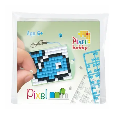 Pixelhobby Pixel klíčenka velryba nebo žralok - 3 ks