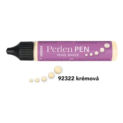 Kreul Tekuté perly KREUL PERLEN PEN 29ml krémový - 1 ks