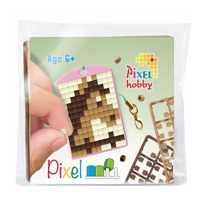 Pixelhobby Pixel klíčenka kůň nebo ježek - 1 ks