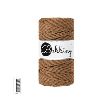 Bobbiny Macramé příze Regular 3PLY 3mm Caramel - 1 ks