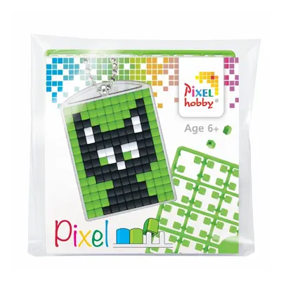 Pixelhobby Pixel klíčenka kočka nebo myš - 1 ks