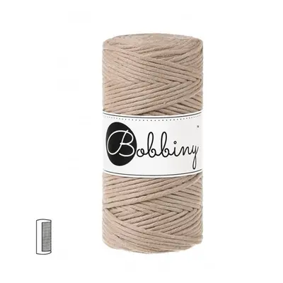 Bobbiny Macramé příze Regular 3mm Sand - 1 ks