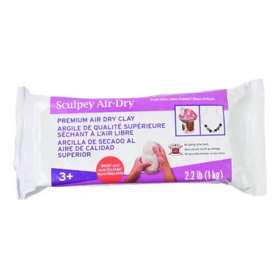 Sculpey samotvrdnoucí hmota bílá - 1 ks