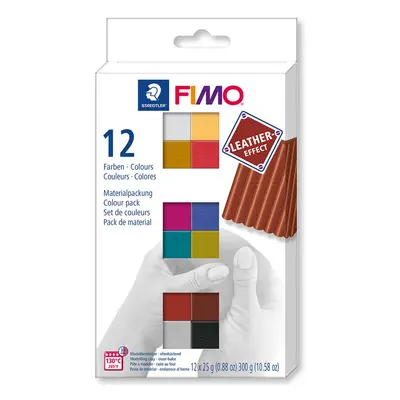 Staedtler FIMO Leather Effect sada 12 barev 25g - 1 ks