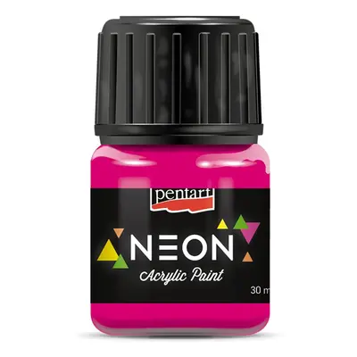 PENTART akrylová barva neonová 30ml růžová - 1 ks