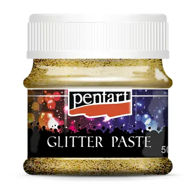 PENTART glitrová pasta fine 50ml zlatá - 1 ks