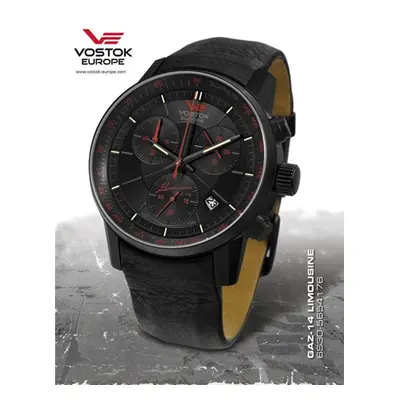 Hodinky Vostok Europe GAZ-14 Grand Chrono Trigolight 6S30/5654176 + Dárek zdarma